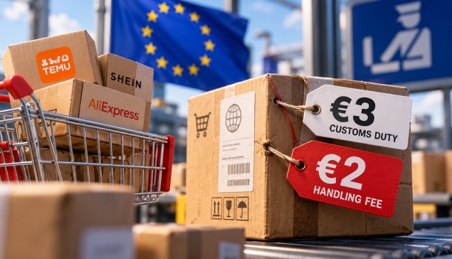 Νέο τέλος €2 στα μικροδέματα εκτός ΕΕ – Στα €5 η επιβάρυνση από 1η Νοεμβρίου
